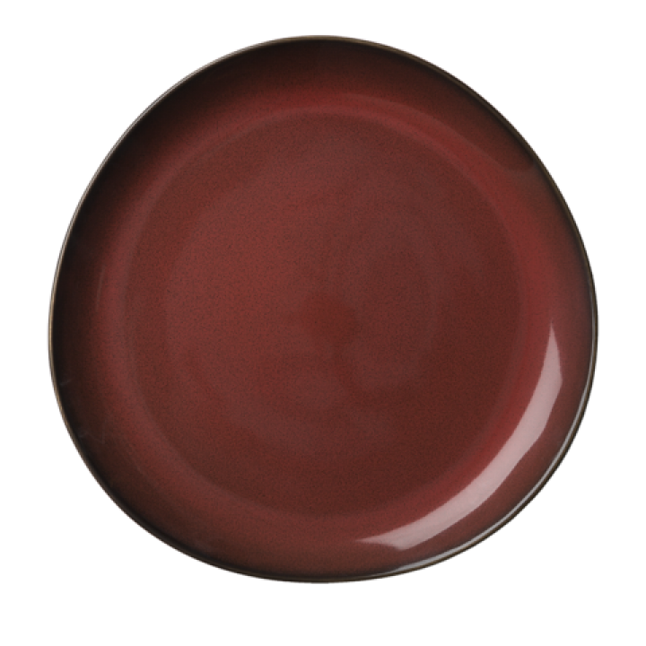 18cm Plate, Rustic Collection, Crimsone - 36/Case
