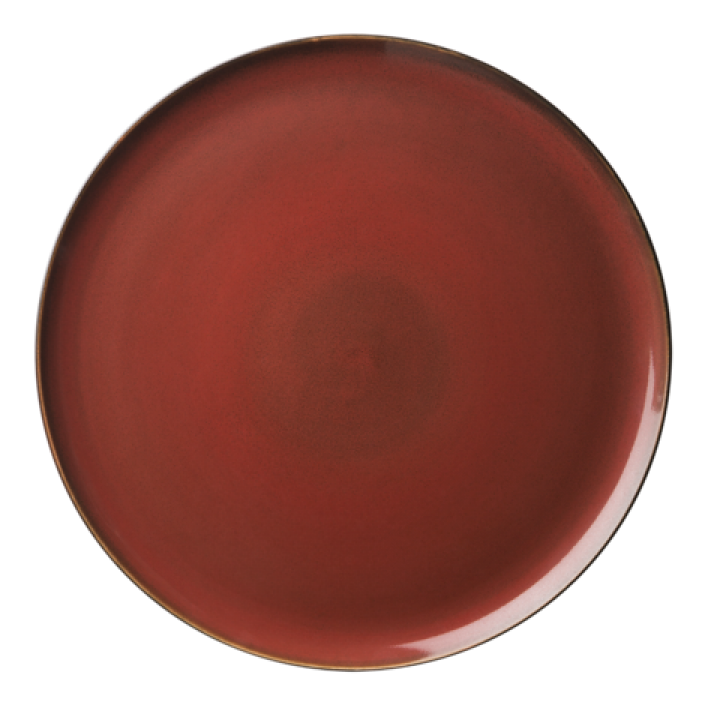 32cm Pizza Plate, Rustic Collection, Crimsone - 12/Case