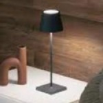Zafferano Style Table Lamp-Black