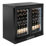 2-Door, 10x wire rack Wine Cooler