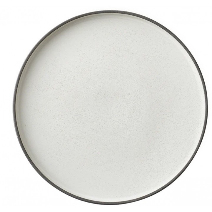 20 cm Round Plate, MOD Collection, Dusted White
