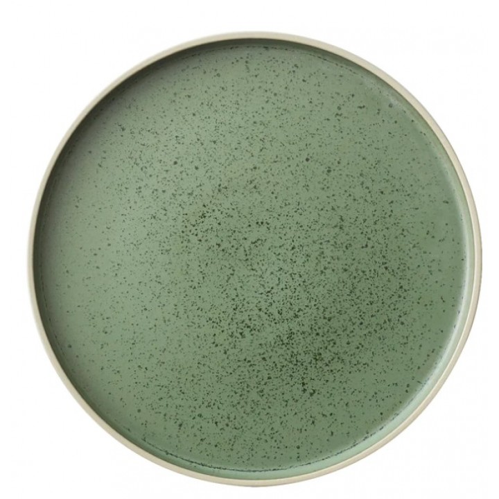 20 cm Round Plate, MOD Collection, Smoky Basil
