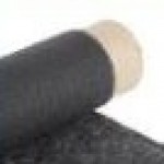 Cactus Mat 110R-C3 3' x 60' PVC Coated Polyester Scrim Light Duty Black Bar Mat / Shelf Liner