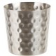 3.25" Dia x 3.5" H Fry Cup, S/S, Hammered  - 12/Case
