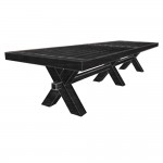 4000*1200*h760 mm Dining table. Matt or semi‐matt black color. Mahogany.