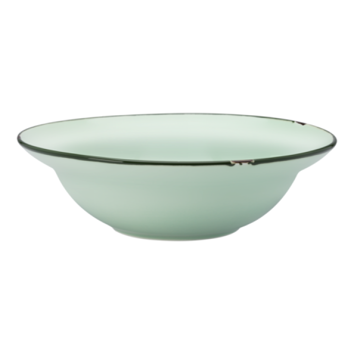 19cm Bowl, Tin Tin, New Bone Green - 12/Case