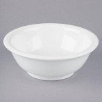 32 Oz. Salad Bowl, Footed, DuraTux, White - 12/Case