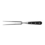 7" Carving Fork, Triple Riveted, Full Tang Forged Blade, Acero - 6/Case