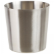 3.25" Dia x 3.5" H Fry Cup, Solid, S/S, Satin Finish - 12/Case