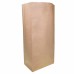 205x445x125 mm Brown Block Bottom Paper Bag - 200/Case