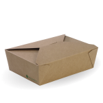 Large Lunch Box, 197 x 140 x 64 mm, Eco-Friendly, Paperboard - 100/Case