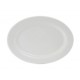 16"x11.25" Oval Platter, Alaska, Wide Rim Rolled Edge, Bright White, EACH