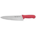 10" Cook's Knife, PP Hdl, Stal, Red, EACH