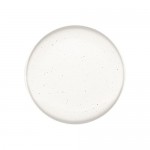 Graze Flat Plate White Pebble 260mm