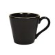 Cafe Espresso Cup & Saucer Black