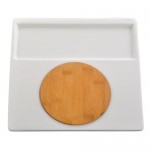 Buffet Platter Sq W/- Bamboo Insert 267Mm (1/10)