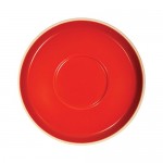 Cafe Latte Cup & Saucer Red