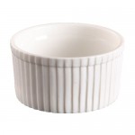 Basics Souffle Dish White 100mm