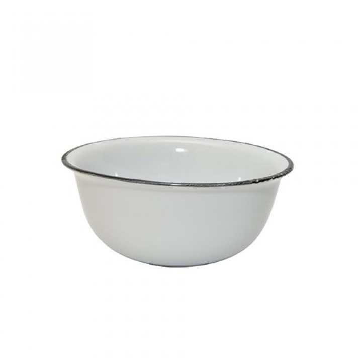 Bistrot Noodle Bowls White /Black rim
