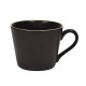 Cafe Latte Cup & Saucer Black
