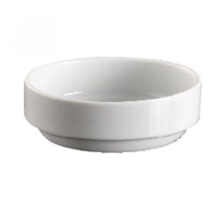 Basics Stackable Dish White 70mm
