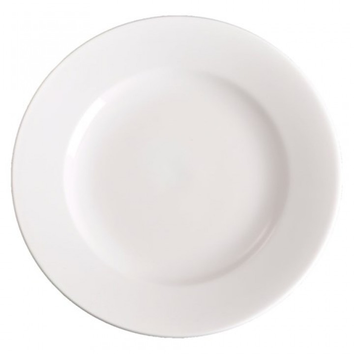 Basics Round Plate White 235mm