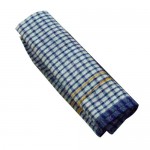 Tea Towel Jumbo Blue Check Cotton 600X900mm