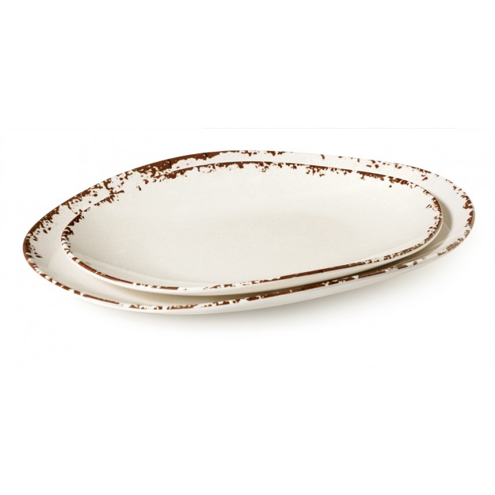 15''x11'' Flare Oval Platter, Tuscan, Melamine  - 6/Case