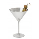 12 oz. Stainless Steel Martini Glass  - 12/Case
