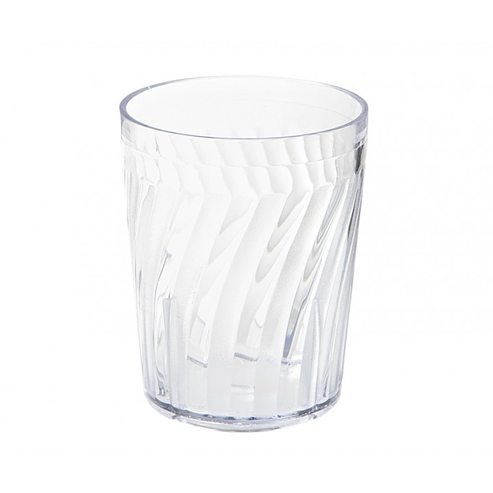 6 oz. Juice Glass, Clear, SAN  - 72/Case