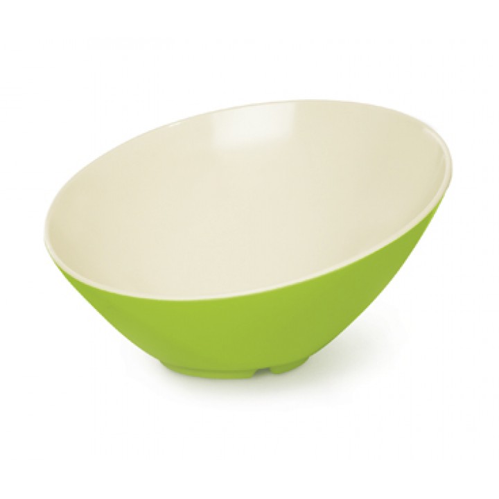 1.1 qt. Cascading Bowl, Keylime, Melamine  - 6/Case