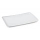 18''x11'' Display Tray, White w/ Weave Texture, Melamine  - 3/Case