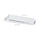 19''x5.25'' Display Tray, White, Melamine  - 12/Case