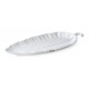 25''x13.75'' Leaf Platter, White, Melamine  - 6/Case