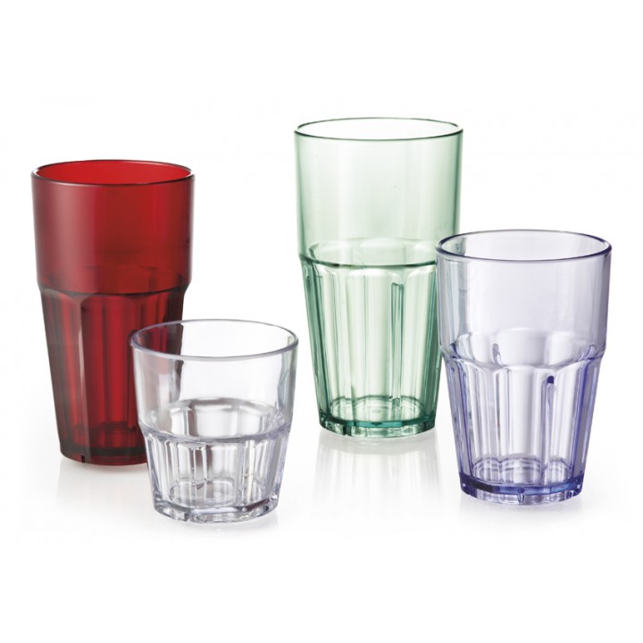 22 oz. Cooler Glass, Jade, SAN  - 72/Case