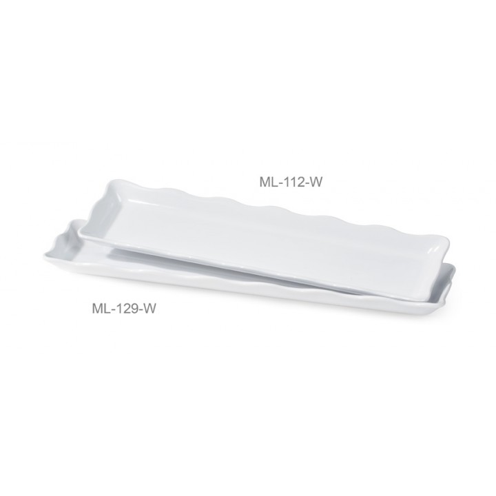 21''x5.25'' Display Tray, White, Melamine  - 12/Case