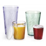 6 oz. Juice Glass, Red, SAN  - 72/Case