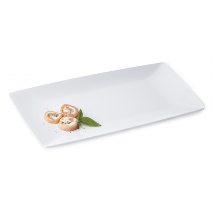 15''x7.5'' Tray, White, Melamine  - 12/Case