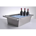 26.5''x16'' Double-Walled Stainless Steel Beverage Tub, Stainless Steel - 1/Case