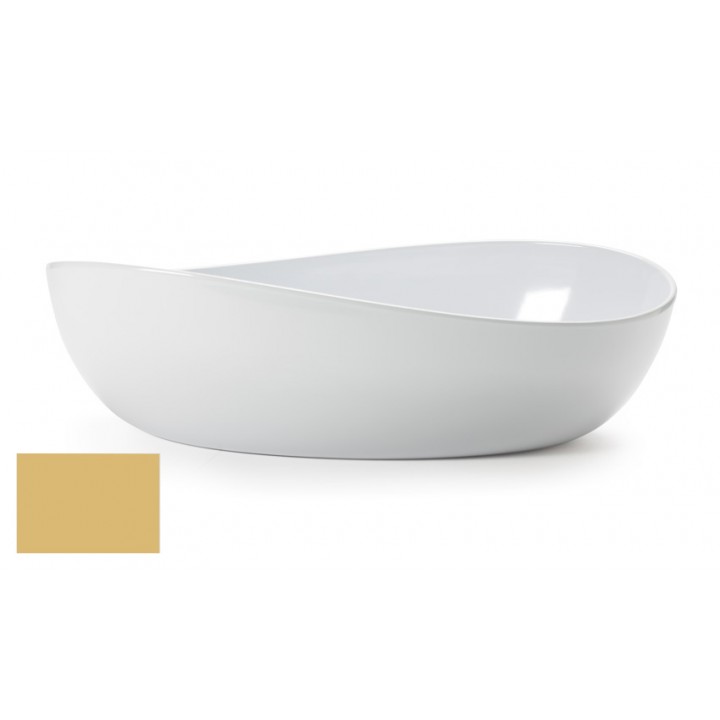 6 qt. Oval Bowl, Dijon, Melamine  - 3/Case