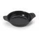 10 oz. 5.7Mini Round Pan, Black with Black Interior, Cast Alum  - 6/Case