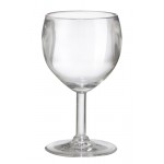 6 oz. Wine Glass, Clear, SAN  - 24/Case