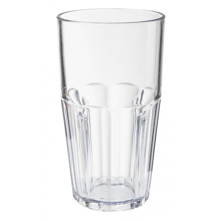 22 oz. Cooler Glass, Clear, SAN  - 72/Case
