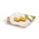 4'' Square Petite Plate, Contemporary, Melamine  - 24/Case