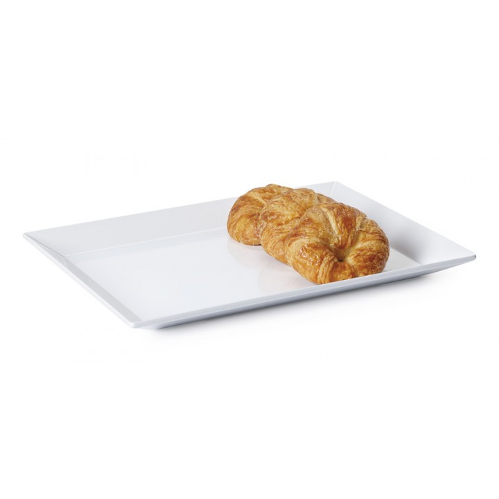 18''x13'' Tray, White, Melamine  - 6/Case