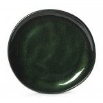 7'' Irregular Round Coupe Plate, Cosmo Green, Melamine  - 12/Case