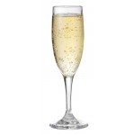 6 oz. Champagne Glass, Clear, SAN  - 24/Case