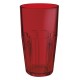 22 oz. Cooler Glass, Red, SAN  - 72/Case