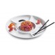 14'' 6-Comparent Plate, White, Melamine - 12/Case