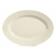 30''x20.25'' Oval Platter, Ivory, Melamine  - 6/Case
